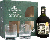 Ром Reserva Exclusiva + 2 glasses 0,7 л Ром Reserva Exclusiva + 2 glasses 0,7 л