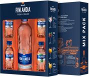 Водка Finlandia 0.5 л 40% + 4 вкусовые миниатюры Водка Finlandia 0.5 л 40% + 4 вкусовые миниатюры