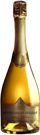 Вино игристое Французский бульвар Special Edition Gold сладкое белое 0.75 л 10.5-13.5%