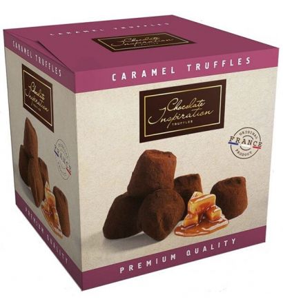 Французские трюфели Chocolate Inspiration с подсоленными карамельными хлопьями 200 г