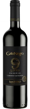 Вино Gato Negro 9 Lives Reserve Cabernet Sauvignon красное сухое 0.75 л 13.5%