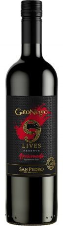 Вино Gato Negro 9 Lives Reserve Apasionado красное сухое 0.75 л 13.8%