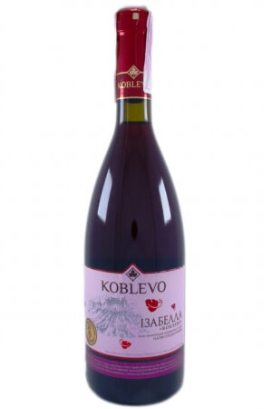 Вино Коблево Сомелье Изабелла розовое полусладкое 0.7 л 9-12%