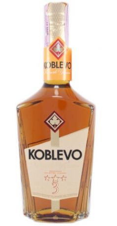 Коньяк Коблево ординарный 3 года выдержки 0.5 л 40%
