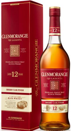Виски Glenmorangie "The Lasanta" 12 лет выдержки 0.7 л 43% в подарочной упаковке - Фото 1