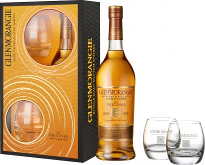 Виски Glenmorangie "The Original" 10 лет выдержки 0.7 л 40% с 2-мя стаканами - Фото 2