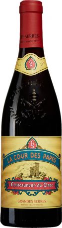Вино Grandes Serres Chateauneuf du Pape красное сухое 0.75 л 15%
