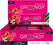 Упаковка батончиков Greengy Финики, Малина и Фундук 12 шт х 40 г Упаковка батончиков Greengy Финики, Малина и Фундук 12 шт х 40 г