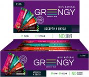 Упаковка батончиков Greengy Ассорти 12 шт х 40 г Упаковка батончиков Greengy Ассорти 12 шт х 40 г