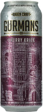 Упаковка пива Gurmans Cherry Kriek светлое фильтрованное 5% 0.5 л x 24 шт
