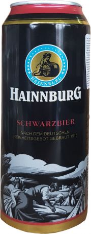 Упаковка пива Hainnburg Schwarzbier темное фильтрованное 4.5% 0.5 л х 24 шт - Фото 2