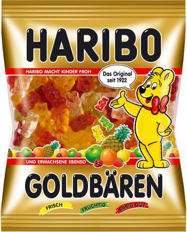Упаковка жевательных конфет HARIBO Золотые медведи 5 шт х 100 г