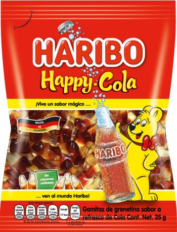 Упаковка конфет жевательных HARIBO Happy Cola 35 г х 50 шт