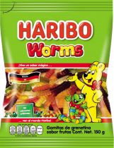 Упаковка конфет жевательных HARIBO Worms 150 г х 30 шт Упаковка конфет жевательных HARIBO Worms 150 г х 30 шт