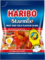 Упаковка конфет жевательных HARIBO Starmix 80 г х 30 шт Упаковка конфет жевательных HARIBO Starmix 80 г х 30 шт