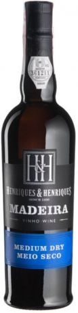 Вино Medium Dry Henriques & Henriques Madeira белое полусухое 0.5 л 19%