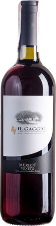 Вино IL GAGGIO Merlo красное сухое 0.75 л 12%