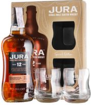 Виски Isle of Jura 12yo 0.7 л 40% подарочная коробка + 2 бокала Виски Isle of Jura 12yo 0.7 л 40% подарочная коробка + 2 бокала