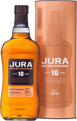 Виски Isle of Jura 10yo 0.7л 40%