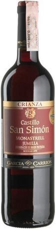 Вино J.Garcia Carrion Castillo San Simon Crianza красное сухое 0.75 л 12.5%