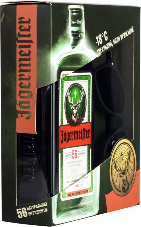 Ликер Jagermeister 0.7 л 35% + Солнцезащитные очки - Фото 2