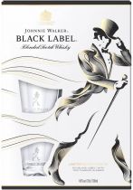 Виски Johnnie Walker Black label 12 лет выдержки 0.7 л 40% с 2-мя стаканами Виски Johnnie Walker Black label 12 лет выдержки 0.7 л 40% с 2-мя стаканами