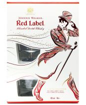 Виски Johnnie Walker Red label 4 года выдержки 0.7 л 40% с 2-мя стаканами Виски Johnnie Walker Red label 4 года выдержки 0.7 л 40% с 2-мя стаканами