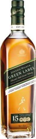 Виски Johnnie Walker "Green Label" 15 years old, with box, 0.7 л - Фото 3