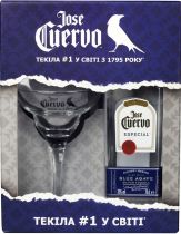 Текила Jose Cuervo Especial Silver 0.7 л 38% + Бокал для маргариты Текила Jose Cuervo Especial Silver 0.7 л 38% + Бокал для маргариты