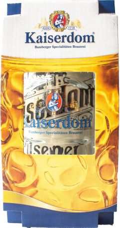 Подарочный набор пиво Kaiserdom Pils Premium светлое фильтрованное 4.7 % 1 л х 1 шт + кружка 1 л - Фото 7