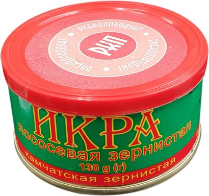 Икра Камчатская лососевая зернистая красная 130 г