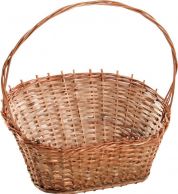 Корзина Kesper с ручкой 40 х 25 см Бежевая Корзина Kesper с ручкой 40 х 25 см Бежевая