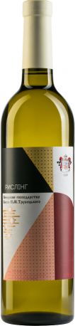 Вино Князь Трубецкой Рислинг белое ординарное сухое 0.75 л 9.5-14%
