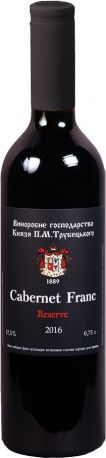 Вино Князь Трубецкой Каберне Фран выдержанное красное сухое 0.75 л 11-14%