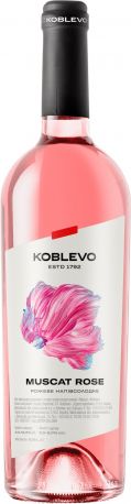 Вино Коблево Бордо Мускат розовое полусладкое 0.75 л 9-12%