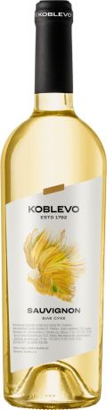 Вино Коблево Бордо Совиньон белое сухое 0.75 л 9.5-14%