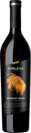 Вино Коблево Select Мускат золотой белое сладкое 0.75 л 16%