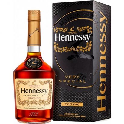 Коньяк Hennessy VS 4 года выдержки 0.7 л 40% в подарочной упаковке