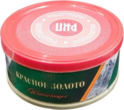 Икра Красное золото лососевая зернистая красная Классическая 100 г