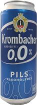 Пиво Krombacher Pils светлое фильтрованное 0% 0.5 л Пиво Krombacher Pils светлое фильтрованное 0% 0.5 л