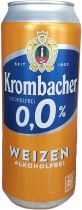 Пиво Krombacher Weizen светлое нефильтрованное 0% 0.5 л Пиво Krombacher Weizen светлое нефильтрованное 0% 0.5 л