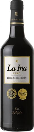 Вино LA INA FINO SHERRY крепленое белое сухое 0.75 л 15 %