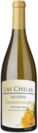Вино Las Chilas Reserva Chardonnay белое сухое 0.75 л 12.5%