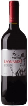 Вино Leonardo Cant da Vinci Sangiovese Toscan IGT красное сухое 0.75 л 14%