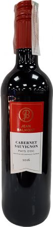 Вино Les Grands Chais de France Jean Balmont Каберне Совиньон 2016 красное сухое 0.75 л 13%
