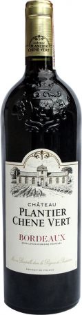 Вино Les Grands Chais de France Chateau Plantier Chene Vert Bordeaux красное сухое 0.75 л 13.5%