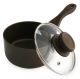 Ковш Lessner Chocolate Line с крышкой 14 см - Фото 4