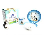 Детский набор столовой посуды для завтрака Milika Umka 3пр