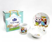 Детский набор столовой посуды для завтрака Milika Sweet Dreams 3пр