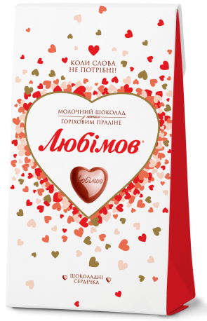 Конфеты Любимов в молочном шоколаде 100 г